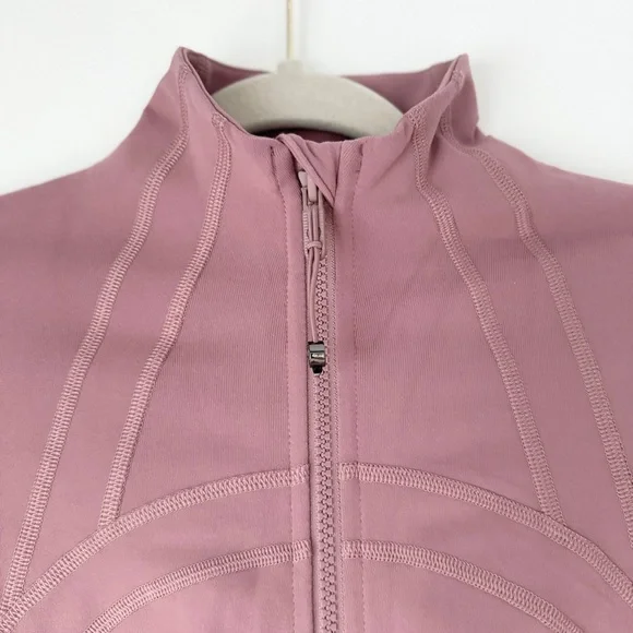 NWOT | LULULEMON DUSTY MAUVE PINK CLAY DEFINE NULU JACKET SIZE 4 - Picture 7 of 10